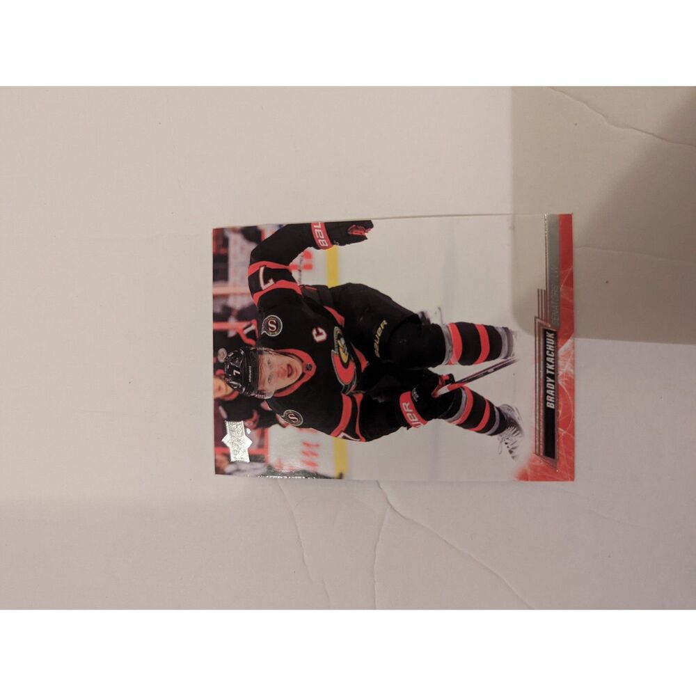 2022-23 Upper Deck- #377 Brady Tkachuk Ottawa Senators Left Wing Card